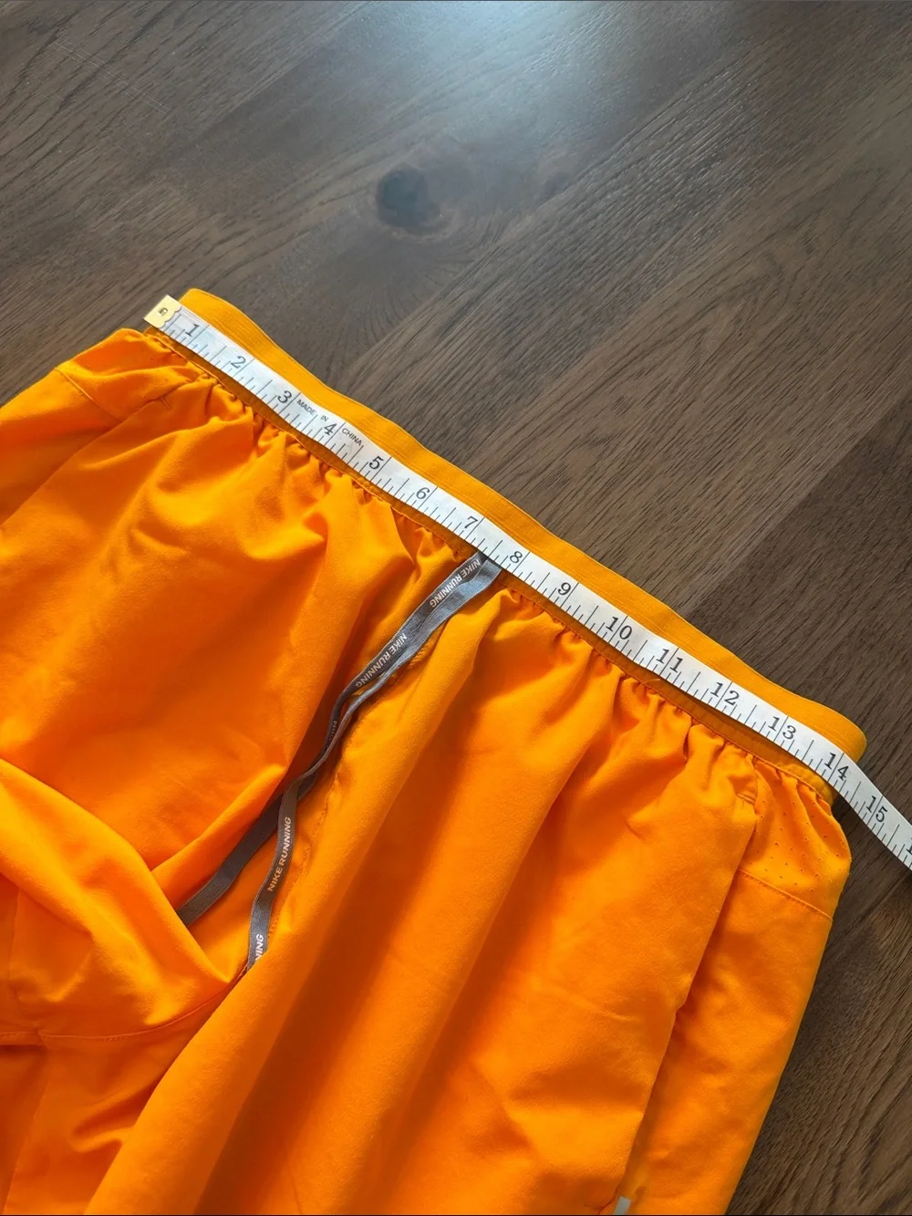 Men's Bright Orange Running Shorts